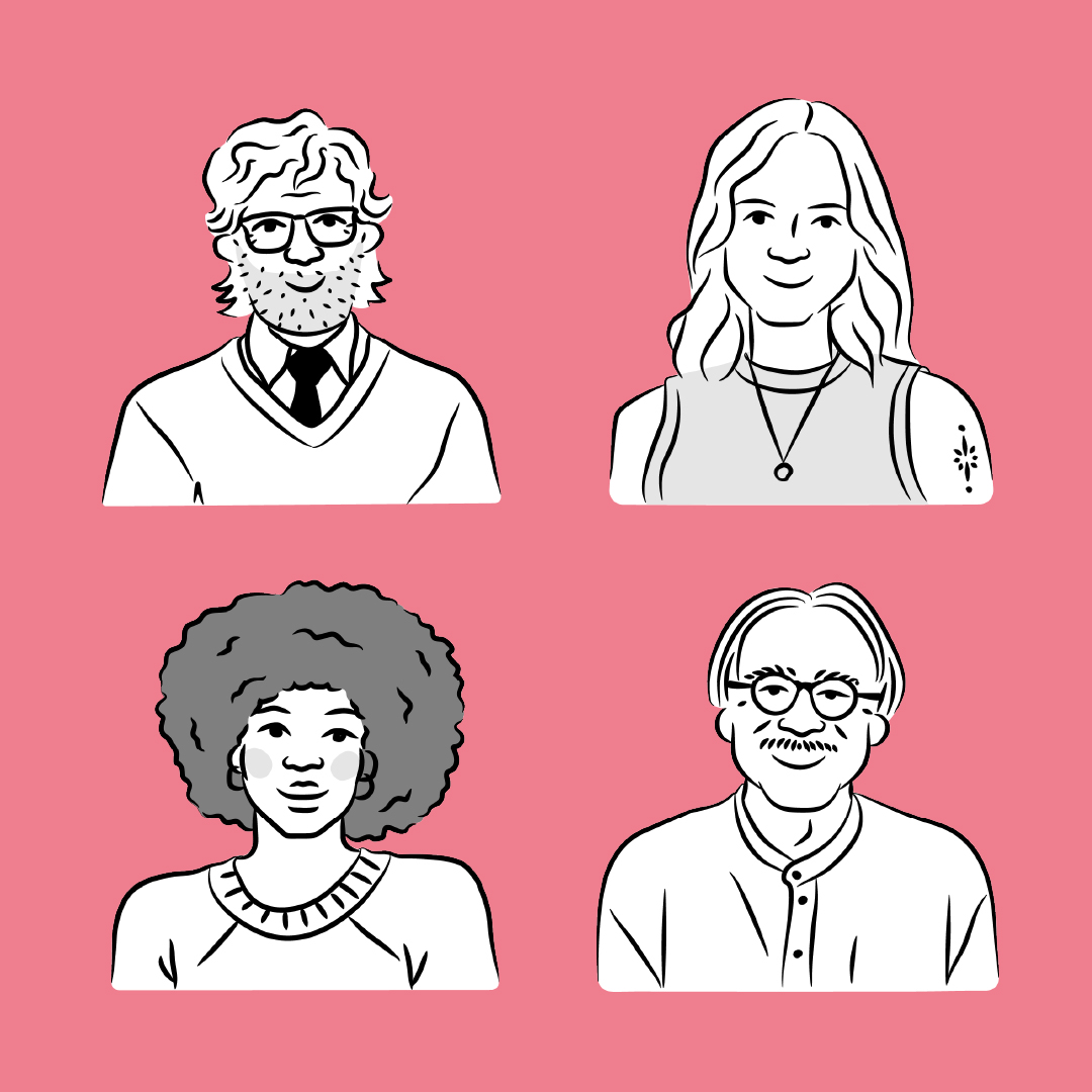 Sheffield Hallam NCIA Field Guide. Civic engagement. People Illustrations and branding. Higher education graphic design.